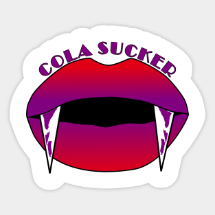 COLA SUCKER Sticker